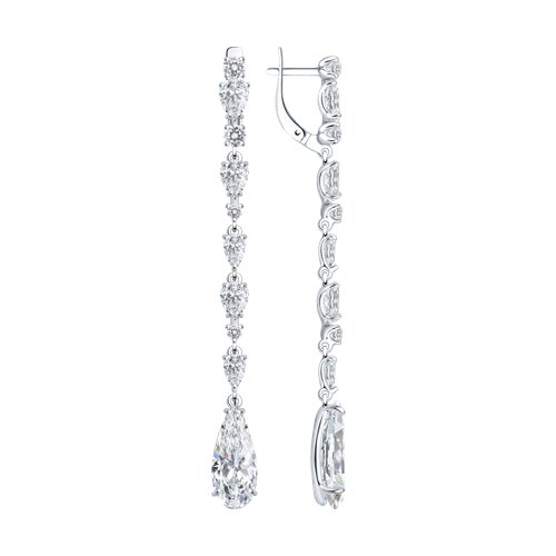 

Серьги из серебра TEO MAORI 894022211, фианит, 894022211
