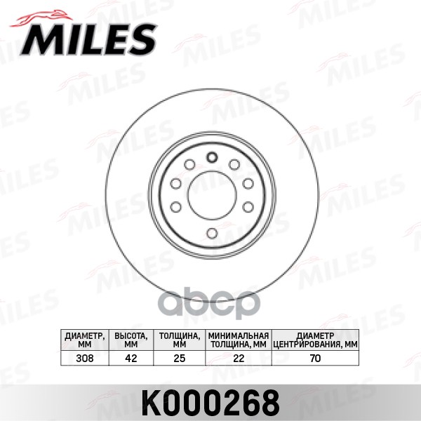 

Диск Тормозной Передний Opel Astra H/Meriva B/Zafira 00-/Saab 9-3 02- (Trw Df4246) K000268