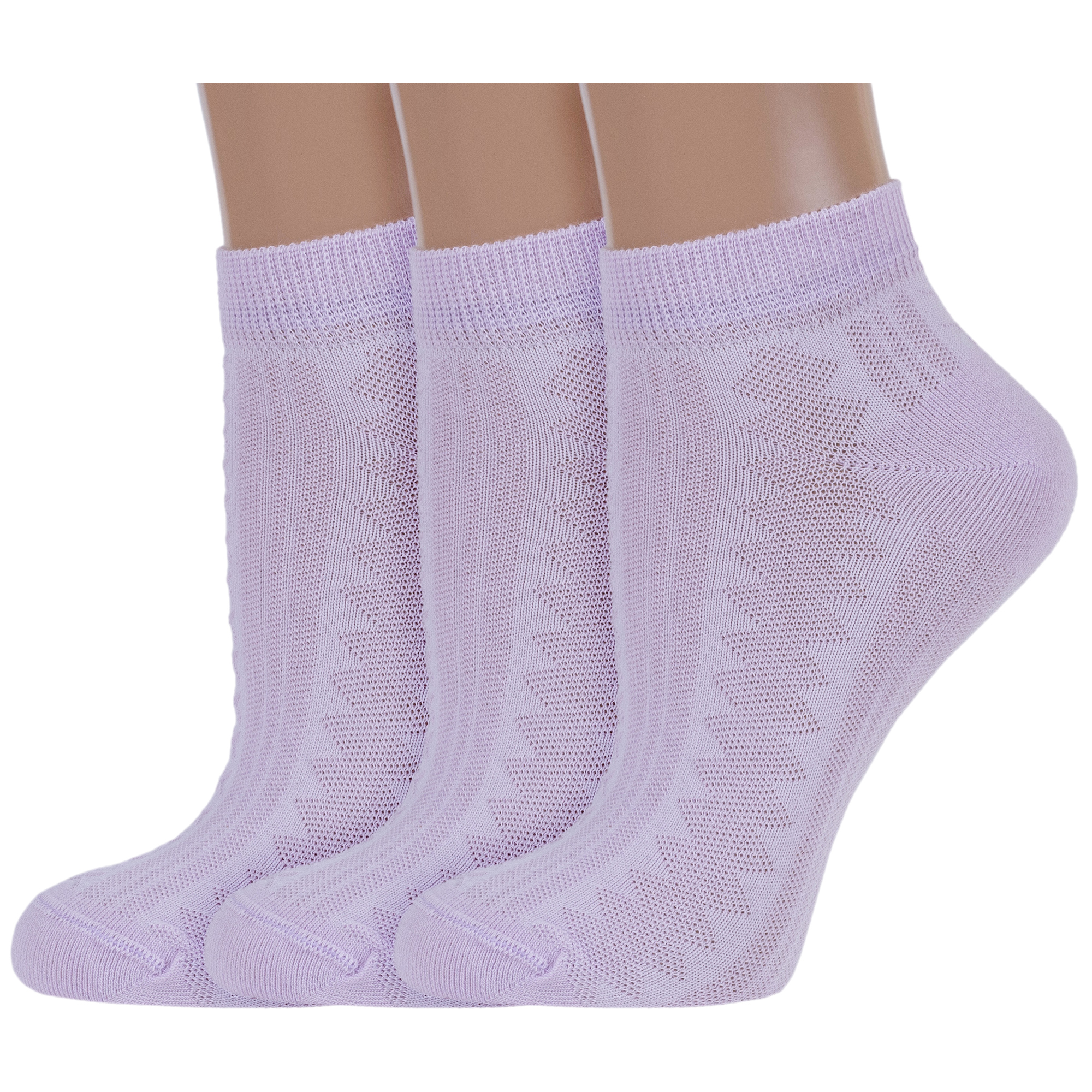 

Комплект носков женских Rusocks 3-Ж3-23836 фиолетовых 23-25, 3-Ж3-23836