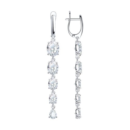 

Серьги из серебра TEO MAORI 894022079, фианит, 894022079