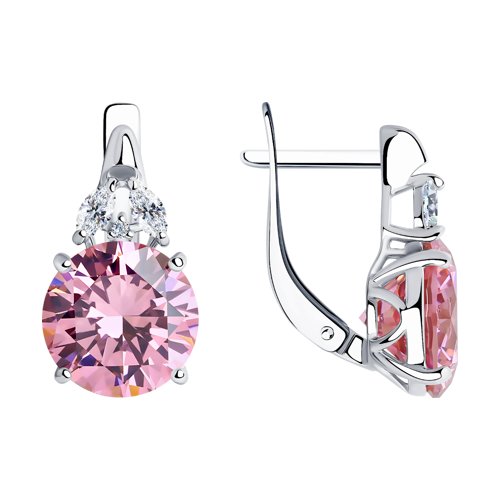 

Серьги из серебра TEO MAORI 894021957, фианит, 894021957