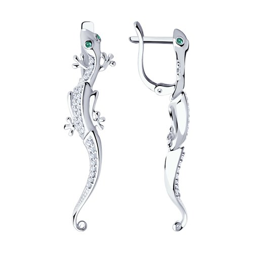 

Серьги из серебра TEO MAORI 894021399, фианит, 894021399