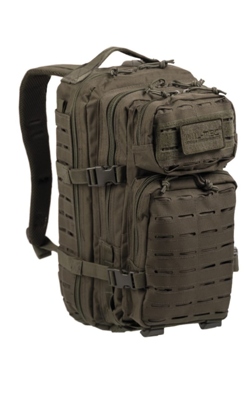 фото Тактический рюкзак mil-tec us assault pack sm laser cut оливковый 20 литров