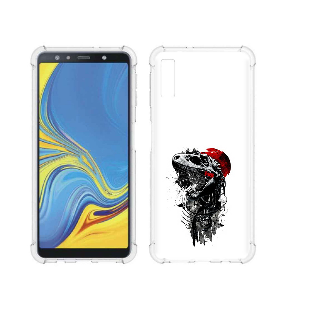 Чехол MyPads Tocco для Samsung Galaxy A7 (2018) вымерший динозавр (PT95255.558.284)