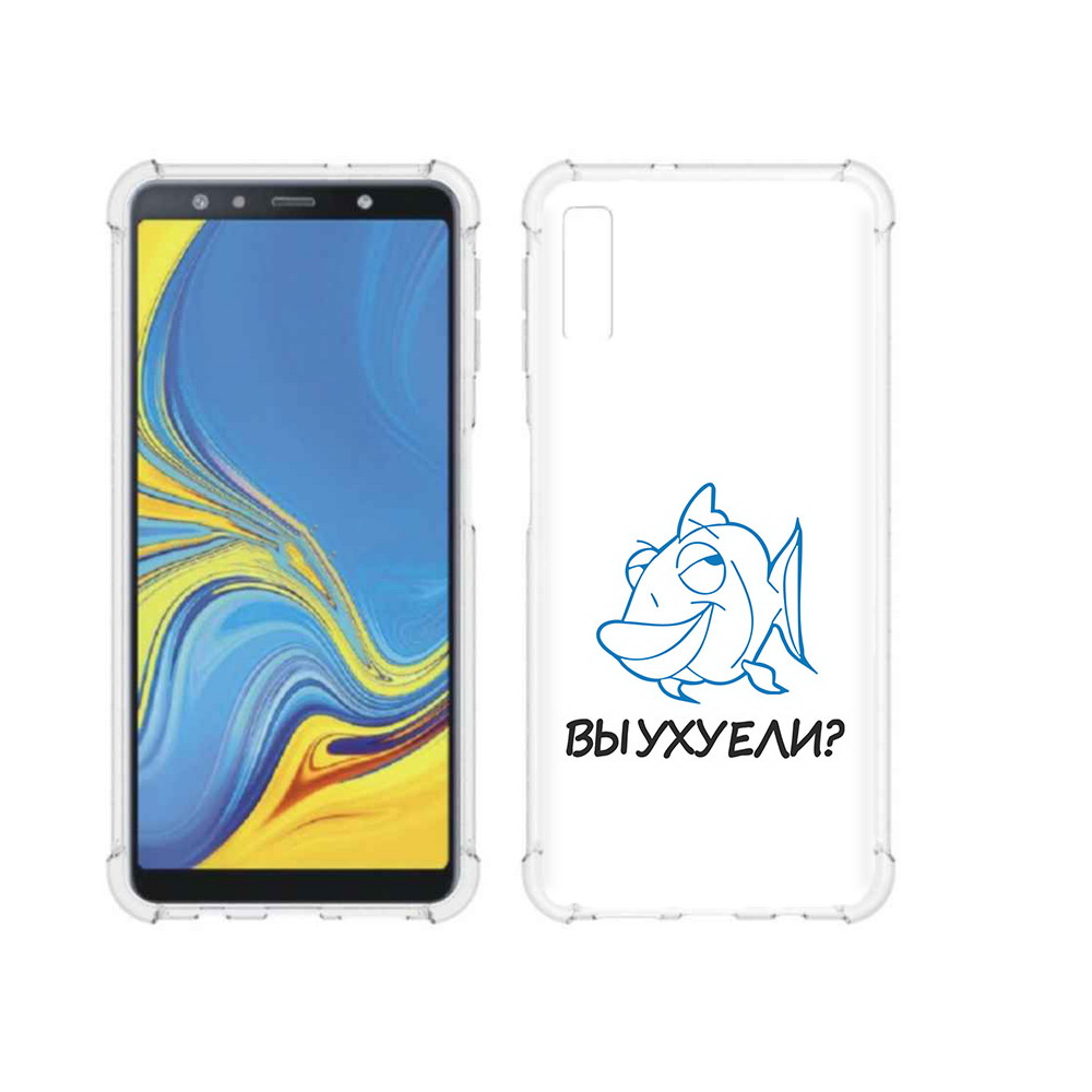 

Чехол MyPads Tocco для Samsung Galaxy A7 (2018) вы ухуели (PT95255.558.282), Прозрачный, Tocco