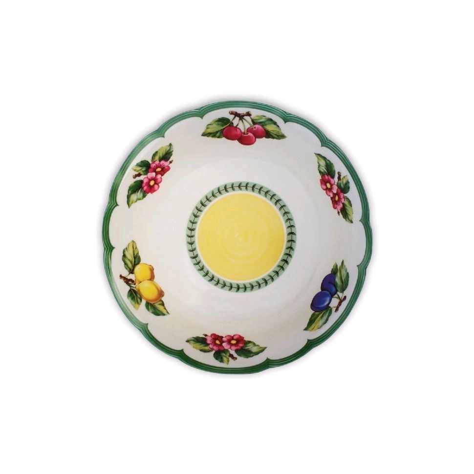 

Салатник Thun Фрукты ivory 23 см, Белый;золотистый