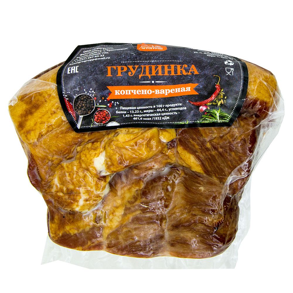 

Грудинка варено-копченая Агрогрупп