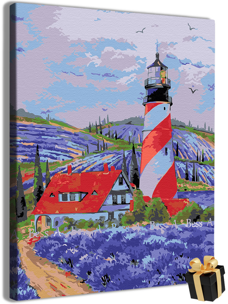 

Картина по номерам Арт-студия Unicorn N-4649 маяк 40x50, маяк