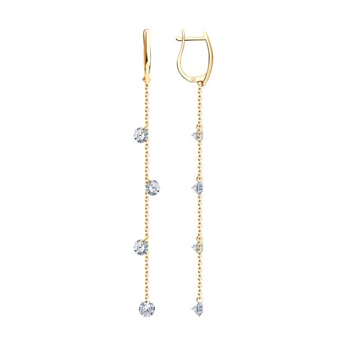 

Серьги из серебра TEO MAORI 893021063, фианит, 893021063