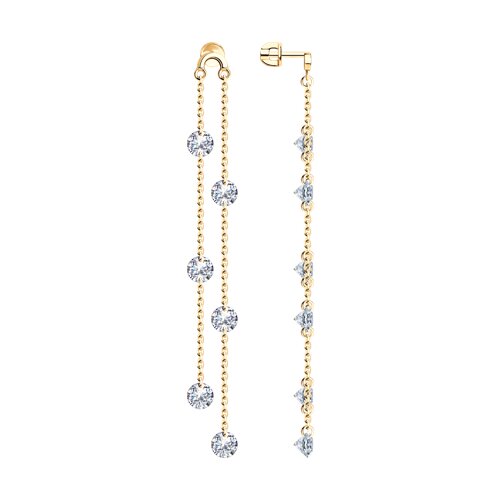 

Серьги пусеты из серебра TEO MAORI 893021061, фианит, 893021061