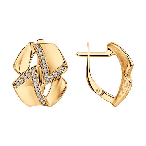 

Серьги из серебра TEO MAORI 893021041, фианит, 893021041