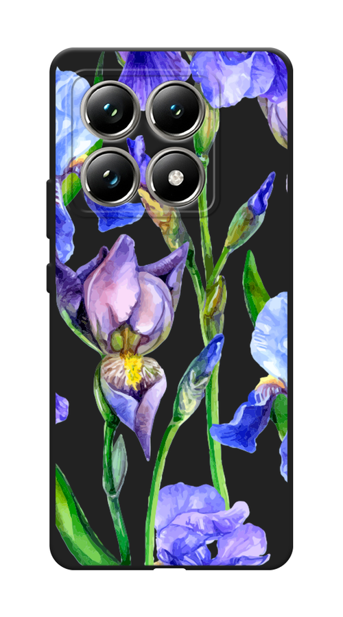 

Чехол Awog на Xiaomi 14T Pro "Синие ирисы", Фиолетовый;голубой;зеленый, 323452-1
