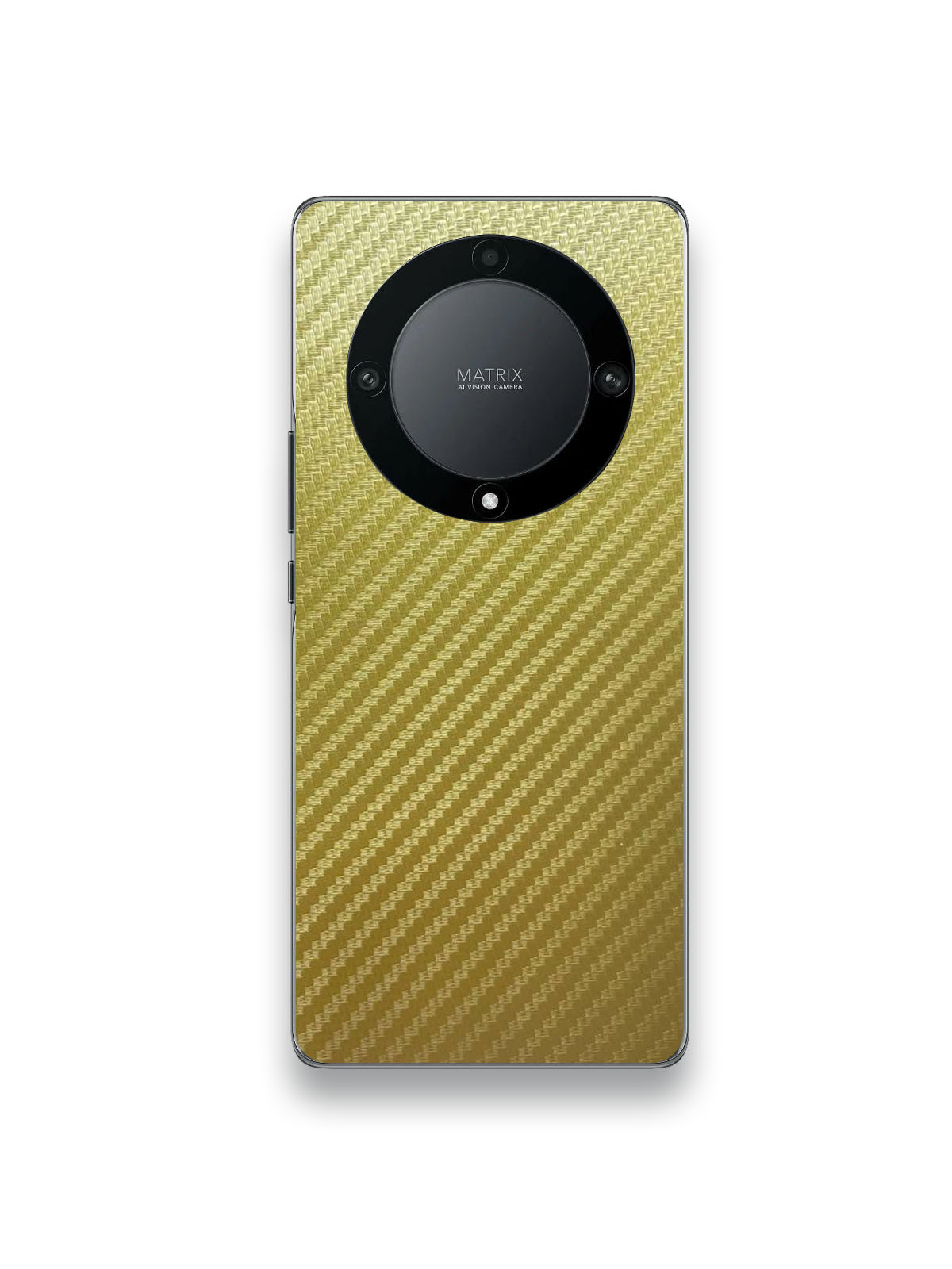 

Гидрогелевая пленка LuxCase на Honor X9A, рисунок Золотистый Карбон, GF10240, GF10240