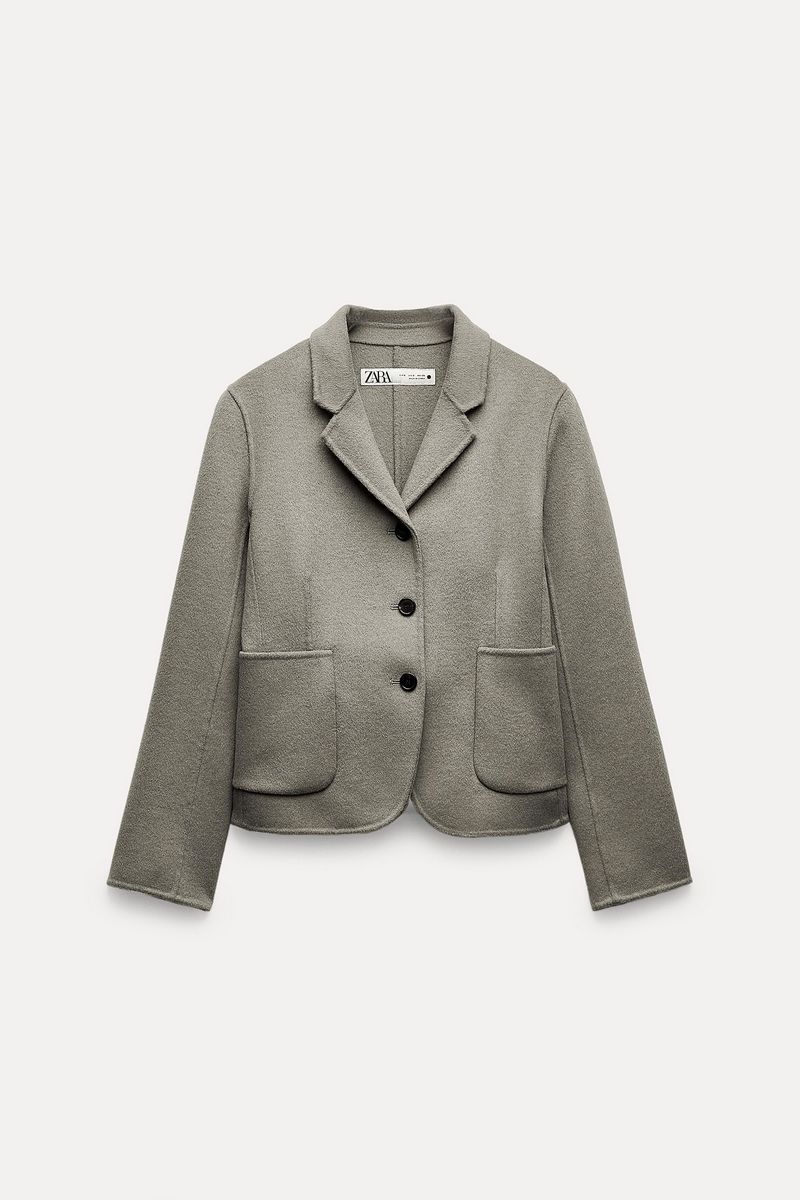 

Жакет женский ZARA 07522044 серый M, 07522044