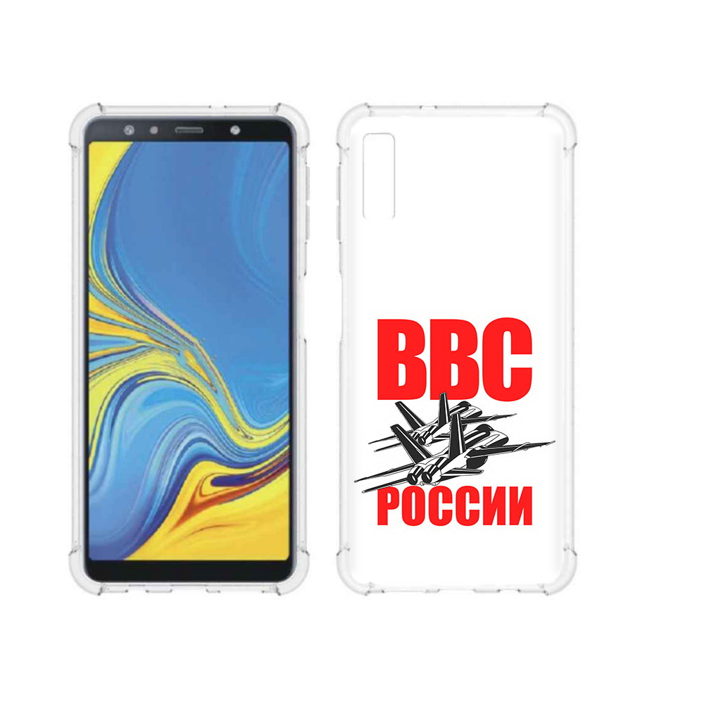 

Чехол MyPads Tocco для Samsung Galaxy A7 (2018) ввс (PT95255.558.257), Прозрачный, Tocco