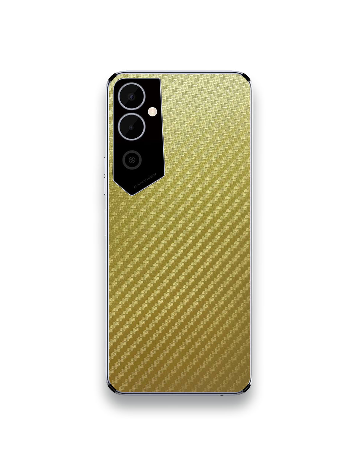 Гидрогелевая пленка LuxCase на Tecno Pova Neo 2, Золотистый Карбон, GF10229