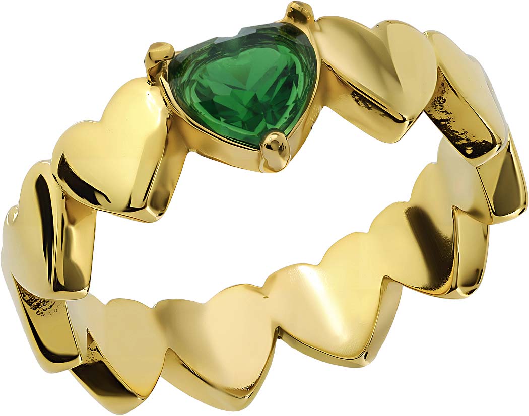 

Кольцо из латуни р.  Nouvelle mode RS103101-1, фианит, RS103101-1