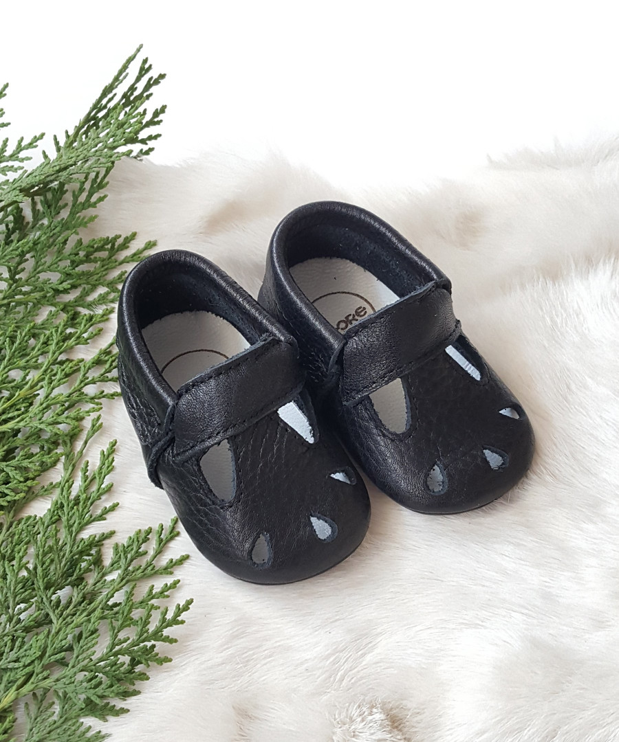 фото Мокасины детские hodore р. 19 черный, hb-1620s (доставка из-за рубежа)