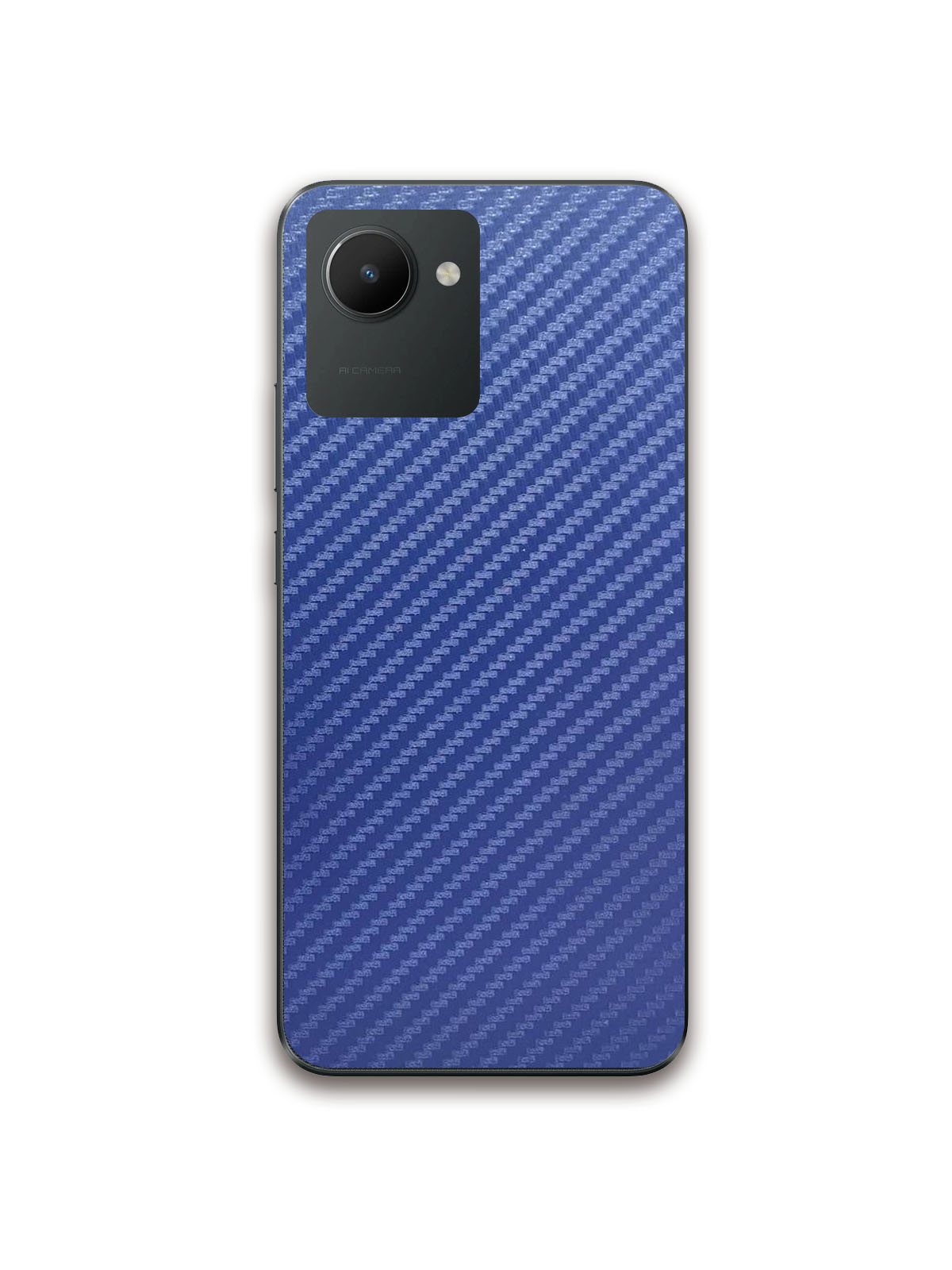 

Гидрогелевая пленка LuxCase на Realme C30, рисунок Синий Карбон, GF10206, GF10206