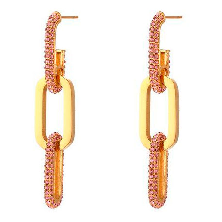 

Серьги подвески из латуни Nouvelle mode 1600699320109-C, фианит, 1600699320109-C