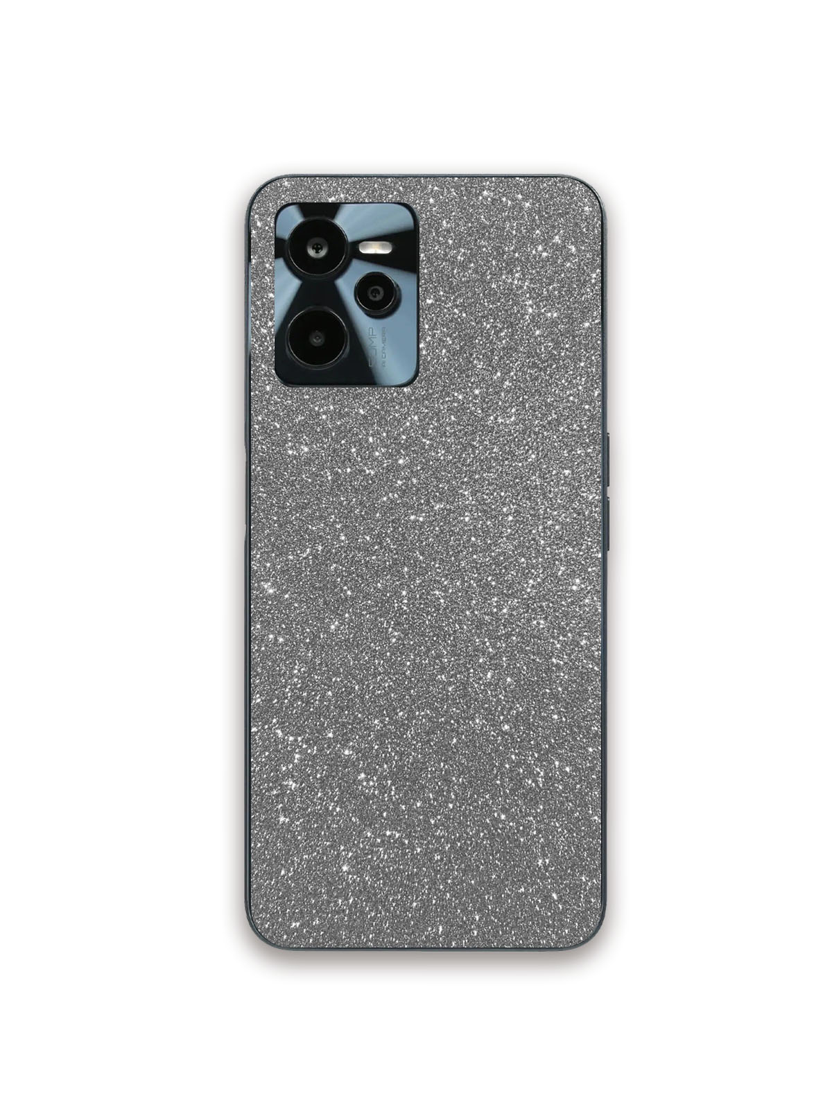 Гидрогелевая пленка LuxCase на Realme C35, рисунок Серебро, GF10198