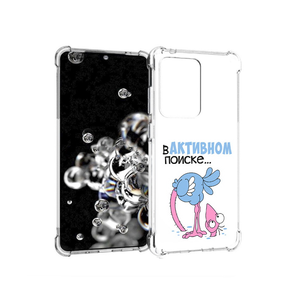 

Чехол MyPads Tocco для Samsung Galaxy S20 Ultra в активном поиске (PT144384.494.255), Прозрачный, Tocco