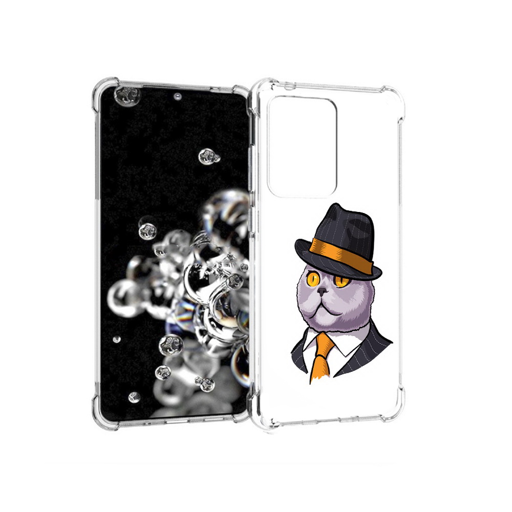 

Чехол MyPads Tocco для Samsung Galaxy S20 Ultra британец (PT144384.494.247), Прозрачный, Tocco