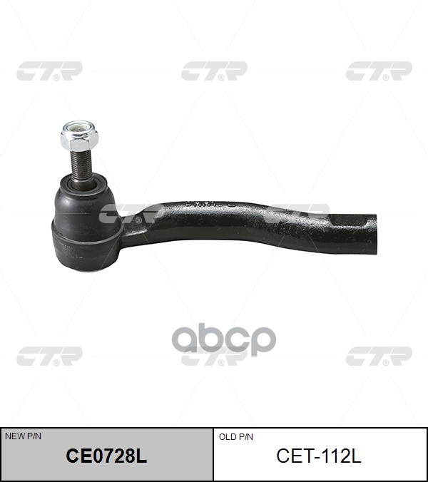 

Наконечник Рулевой L Toyota Corolla Usa 02-06 Ctr Cet-112l CTR арт. CE0728L