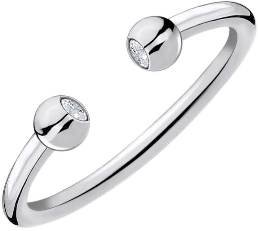 Кольцо из серебра р. 17,5 Thomas Sabo TR2319-051-14, фианит