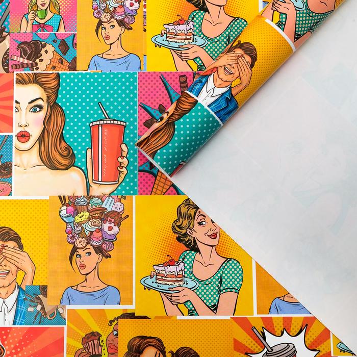 

Бумага глянцевая "Pop-art", 0,5 х 0,7 м, Упаковка Pop-art