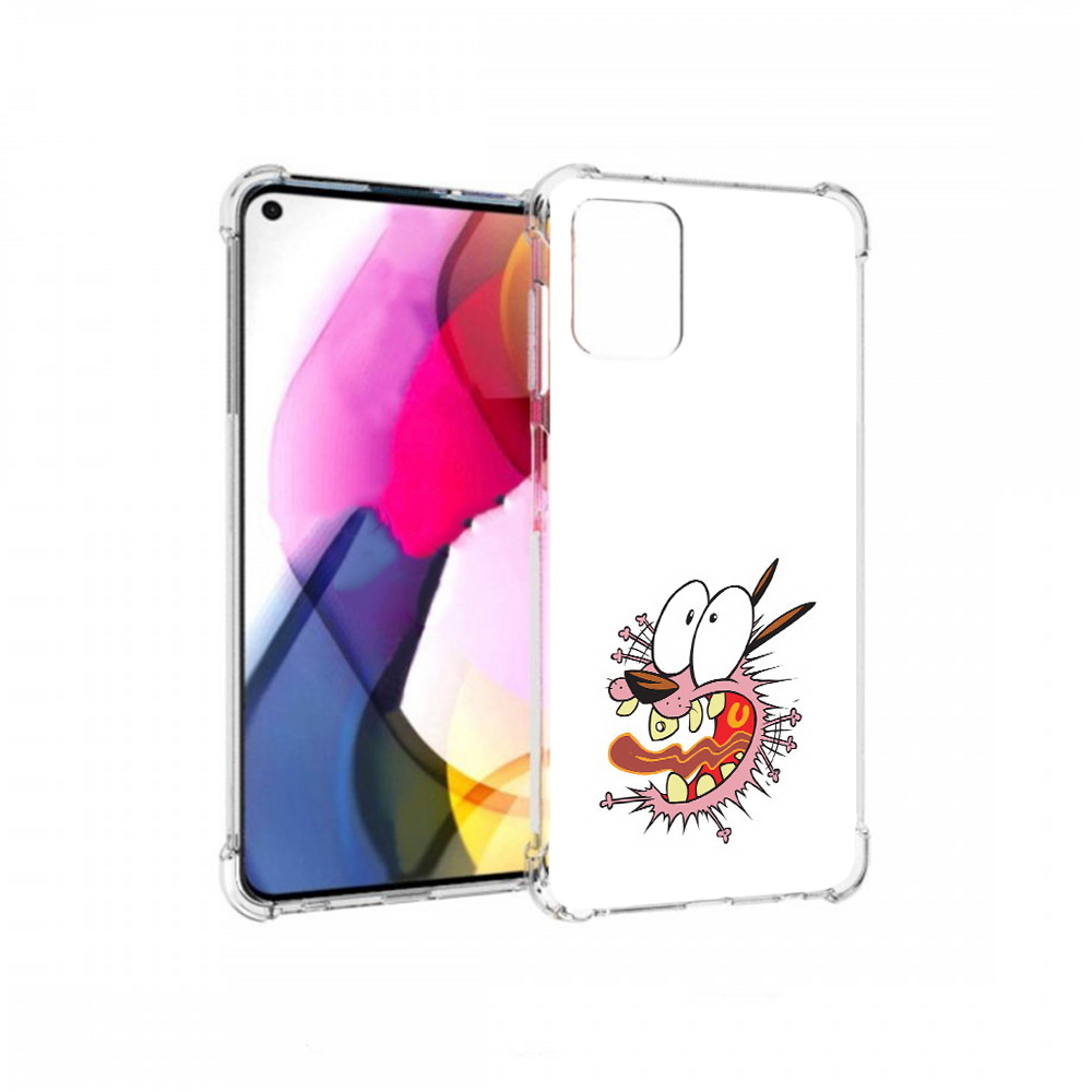 

Чехол MyPads Tocco для Motorola Moto G испуганный бобик (PT227060.366.381), Прозрачный, Tocco
