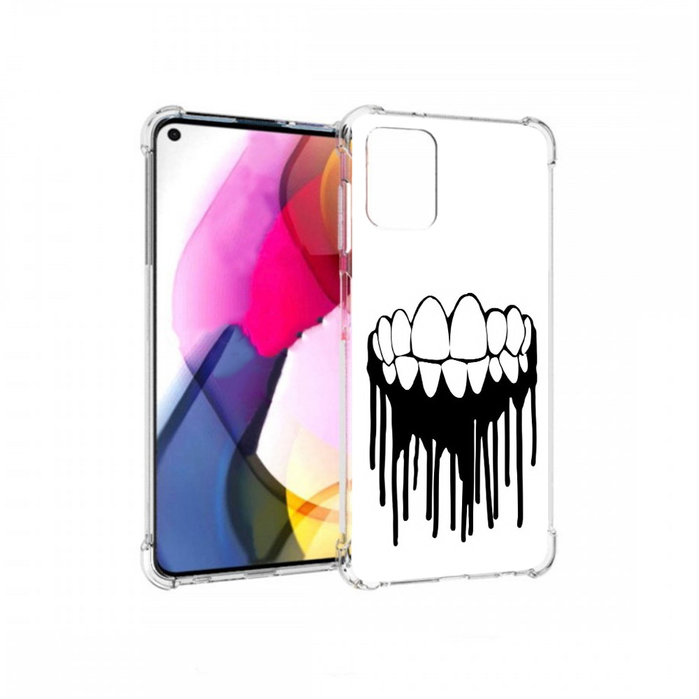 

Чехол MyPads Tocco для Motorola Moto G зубы (PT227060.366.372), Прозрачный, Tocco