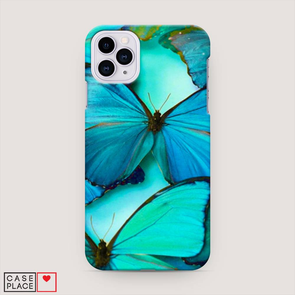 

Пластиковый чехол "Неоновые бабочки" на Apple iPhone 11 Pro Max, 12220-3