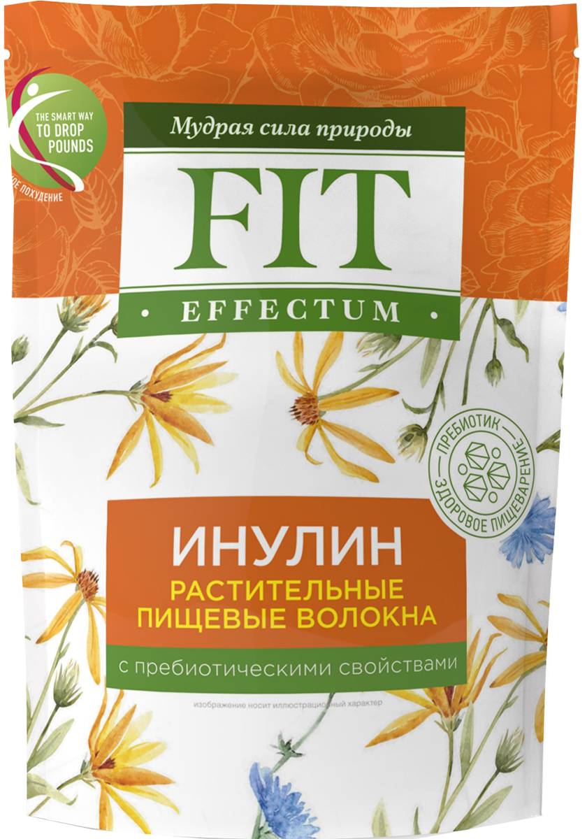 

Растительные пищевые волокна, 200 г, Fit Effectum