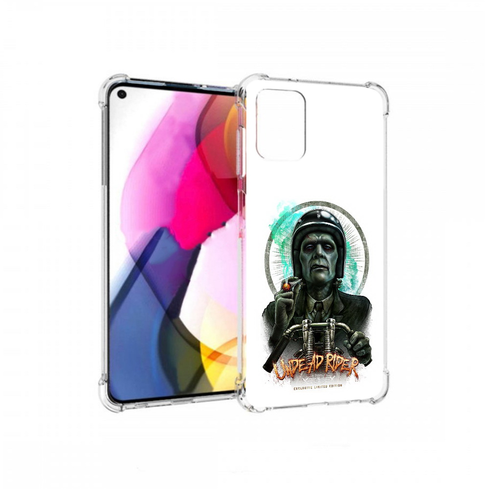 

Чехол MyPads Tocco для Motorola Moto G зеленый мужчина с сигаретой на мотоцикле, Прозрачный, Tocco