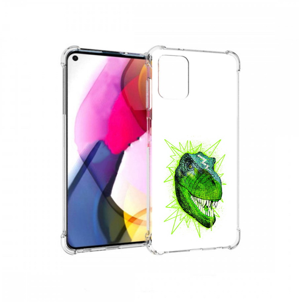 

Чехол MyPads Tocco для Motorola Moto G зеленый динозавр (PT227060.366.358), Прозрачный, Tocco