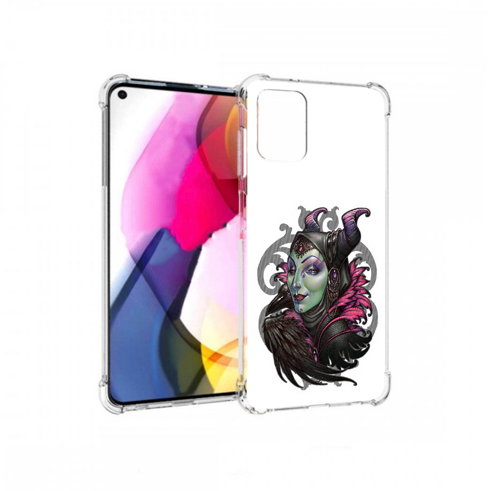 

Чехол MyPads Tocco для Motorola Moto G зеленая девушка с вороном (PT227060.366.357), Прозрачный, Tocco