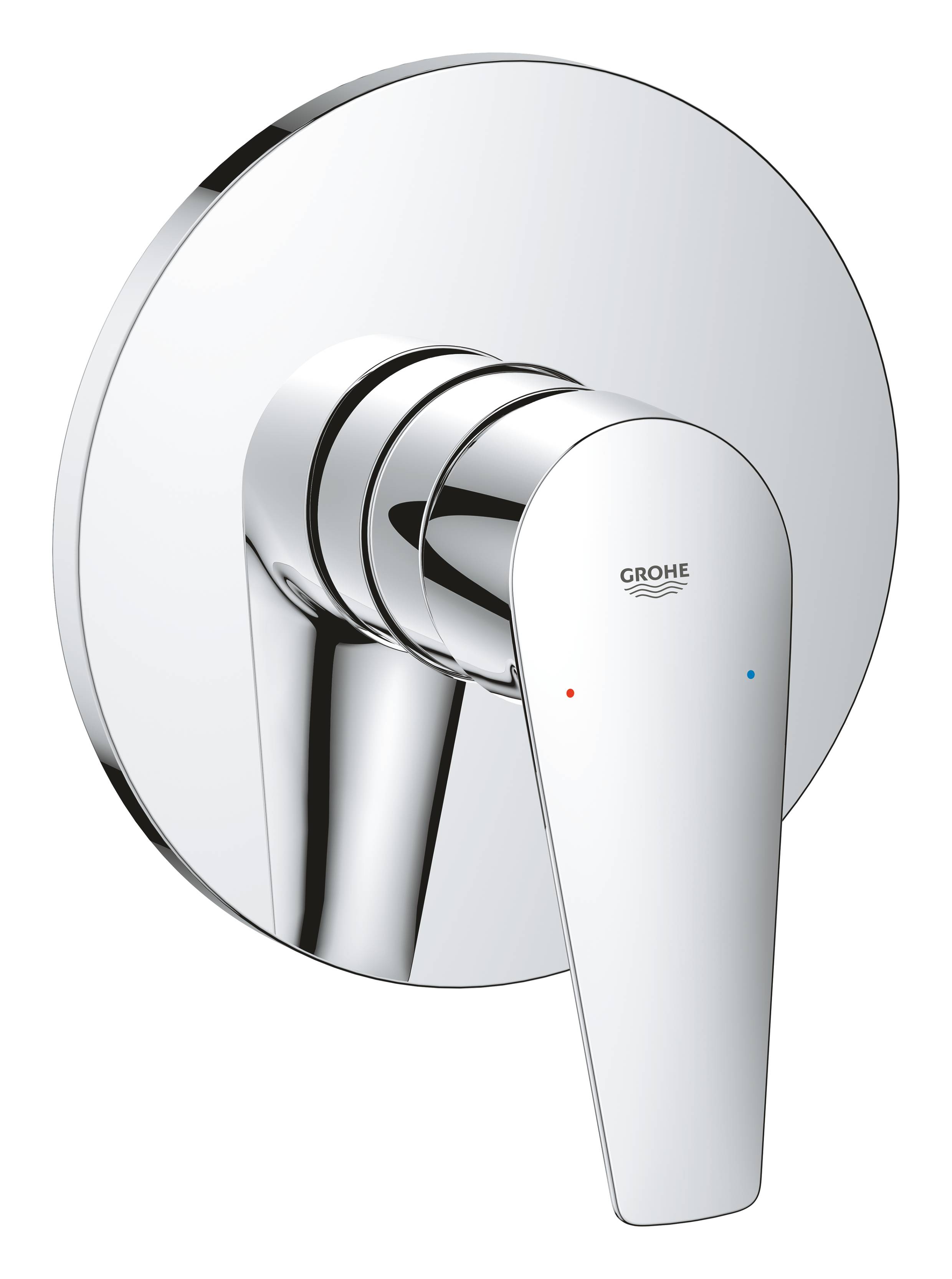 

Смеситель для душа GROHE BauEdge, комплект верхней монтажной части, Серебристый