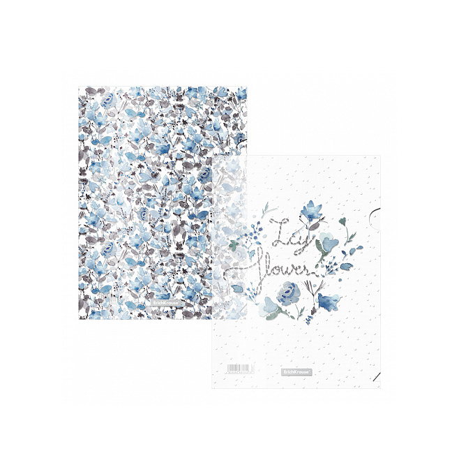 Набор папок-уголков Erich Krause Frozen Beauty А4, 160мкм, пластик прозрачные, 4шт.