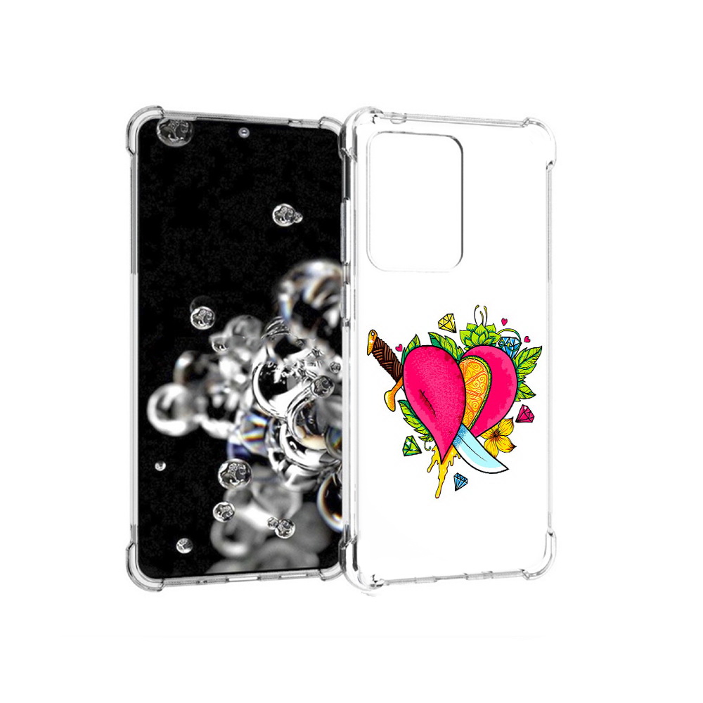 

Чехол MyPads Tocco для Samsung Galaxy S20 Ultra Фруктовое сердце (PT144384.494.188), Прозрачный, Tocco