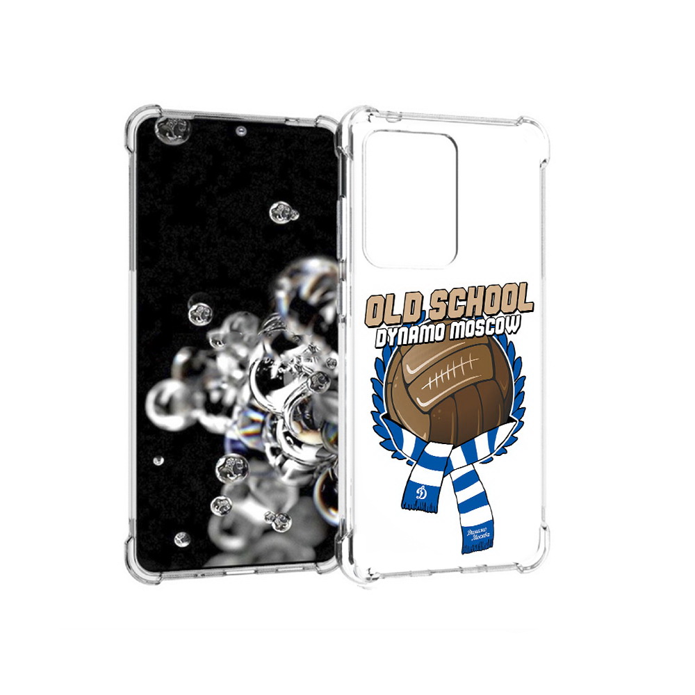 

Чехол MyPads Tocco для Samsung Galaxy S20 Ultra ФК Динамо олд скул (PT144384.494.176), Прозрачный, Tocco