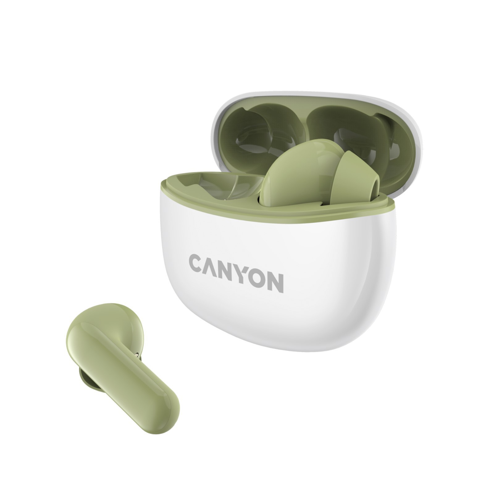

Беспроводные наушники CANYON TWS-5 Green (9646071)