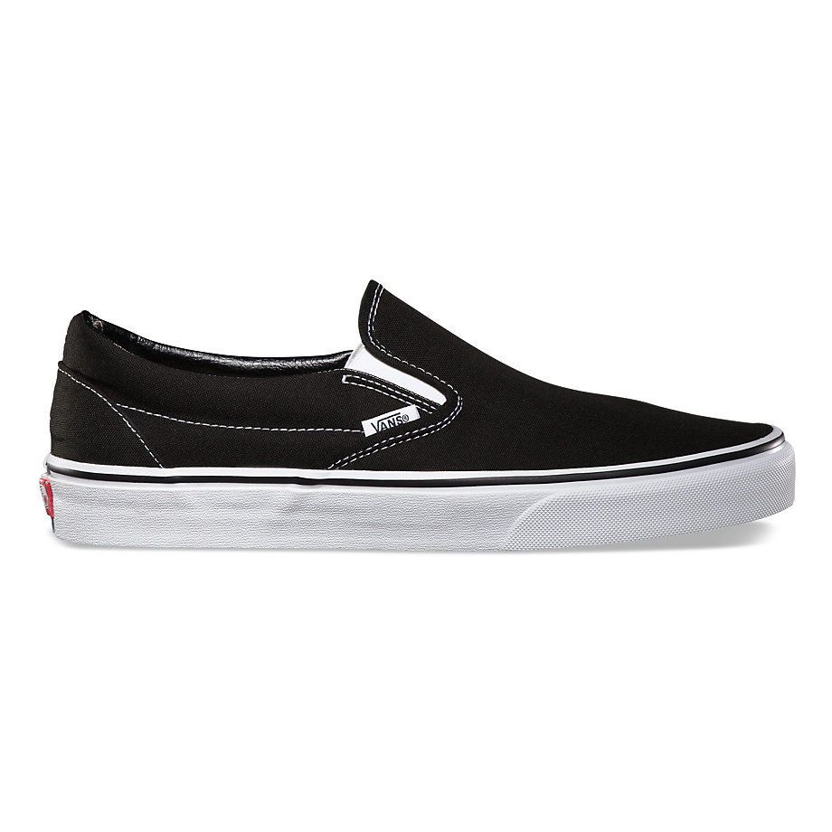 

Слипоны унисекс Vans VEYEBLK черные 39 EU, VEYEBLK