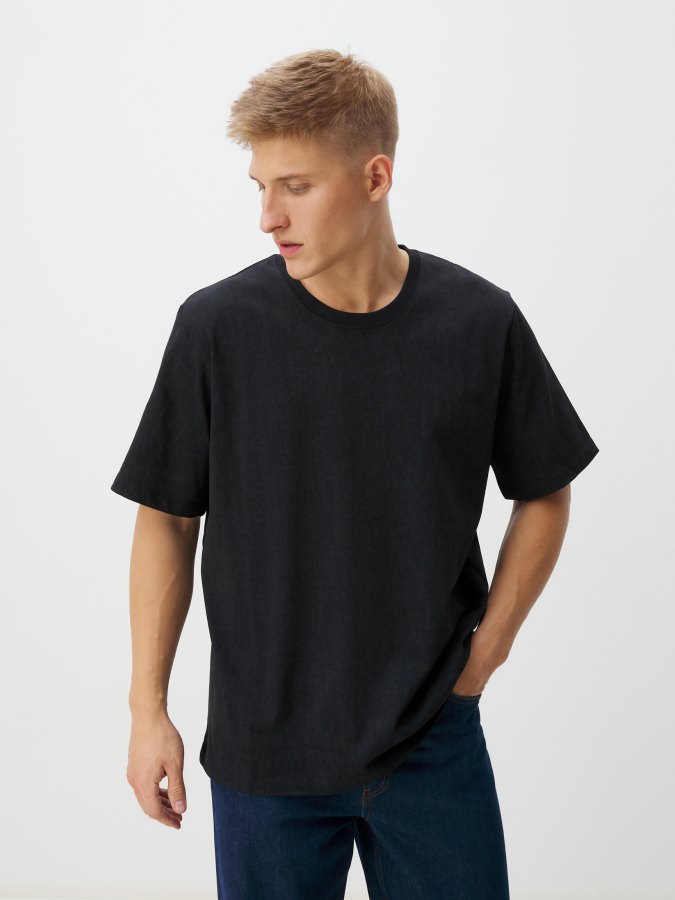 

Футболка мужская Maison David MARK черная 3XL, Черный, MARK