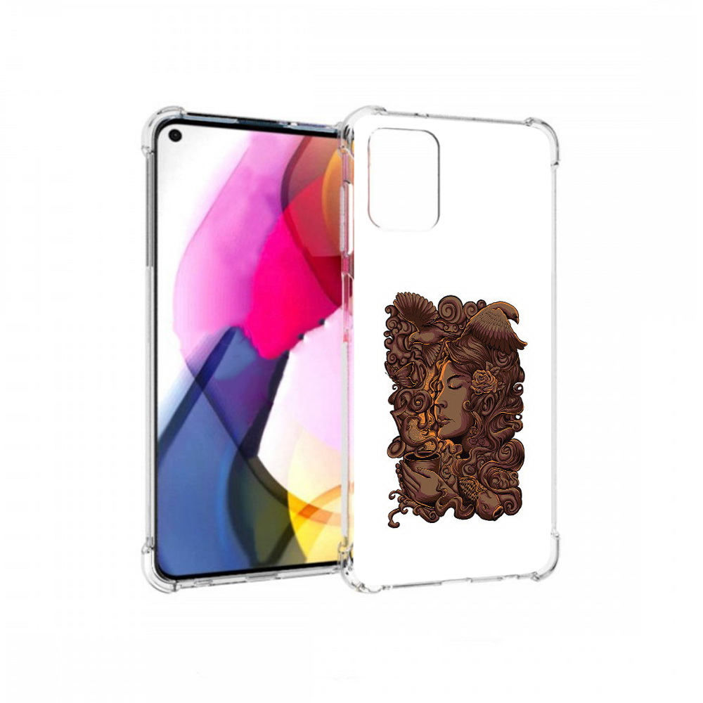 

Чехол MyPads Tocco для Motorola Moto G девушка с длинными волосами абстракция, Прозрачный, Tocco