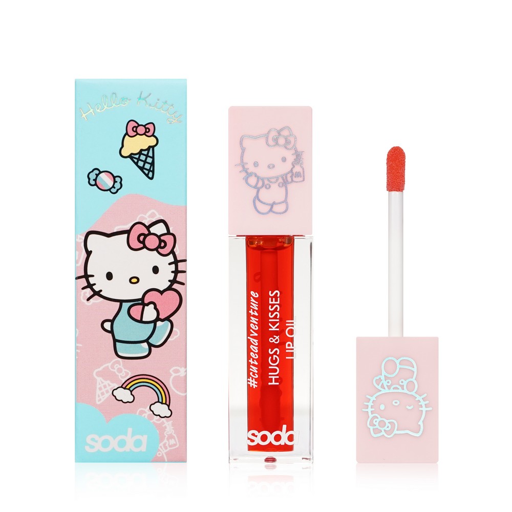 Масло для губ Soda Hugs Kisses cuteadventure 002 5мл soda кисть кабуки hello kitty cuteadventure