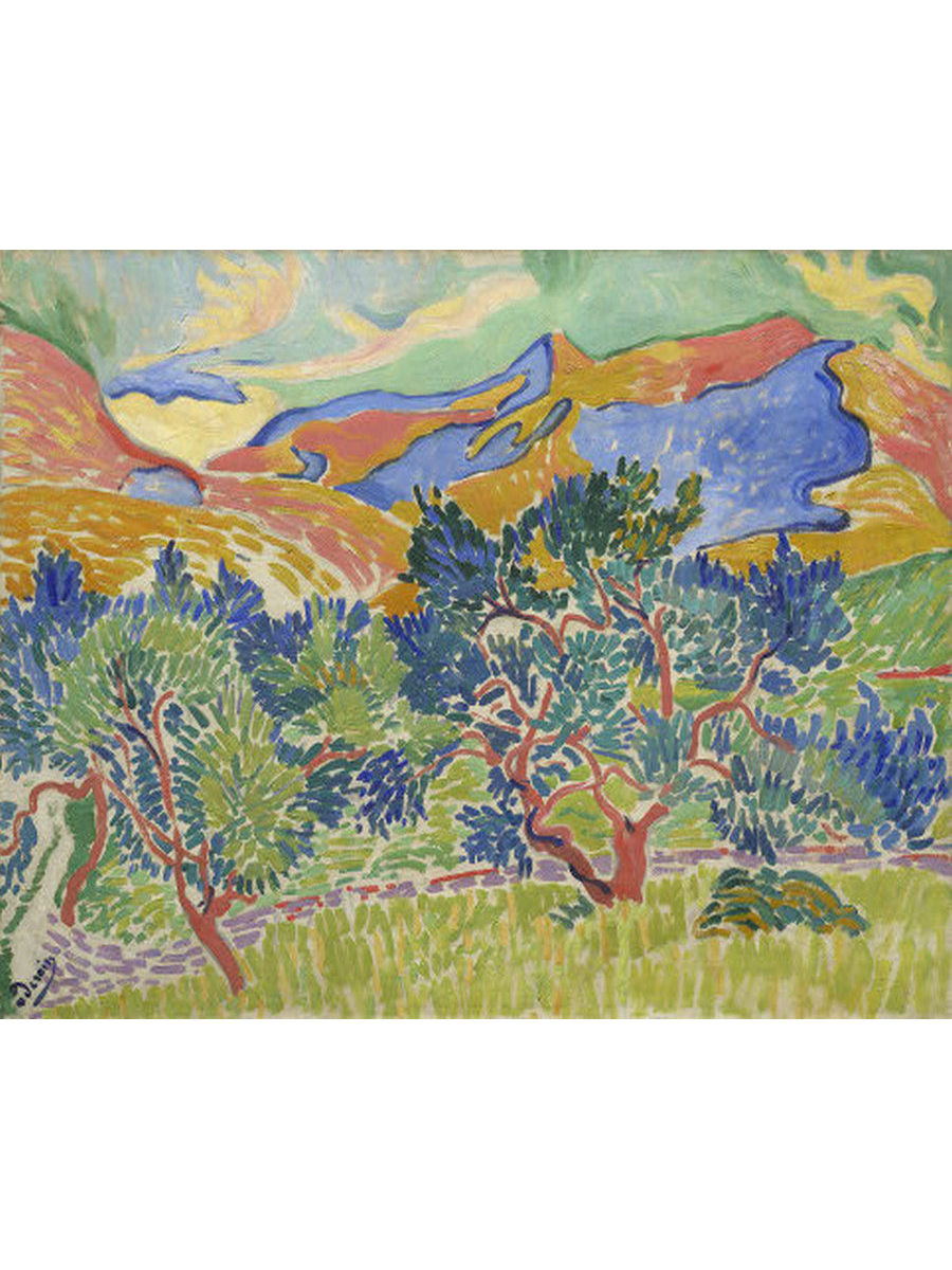 

Постер DRABS A2 Дерен Андре Mountains at Collioure Горы