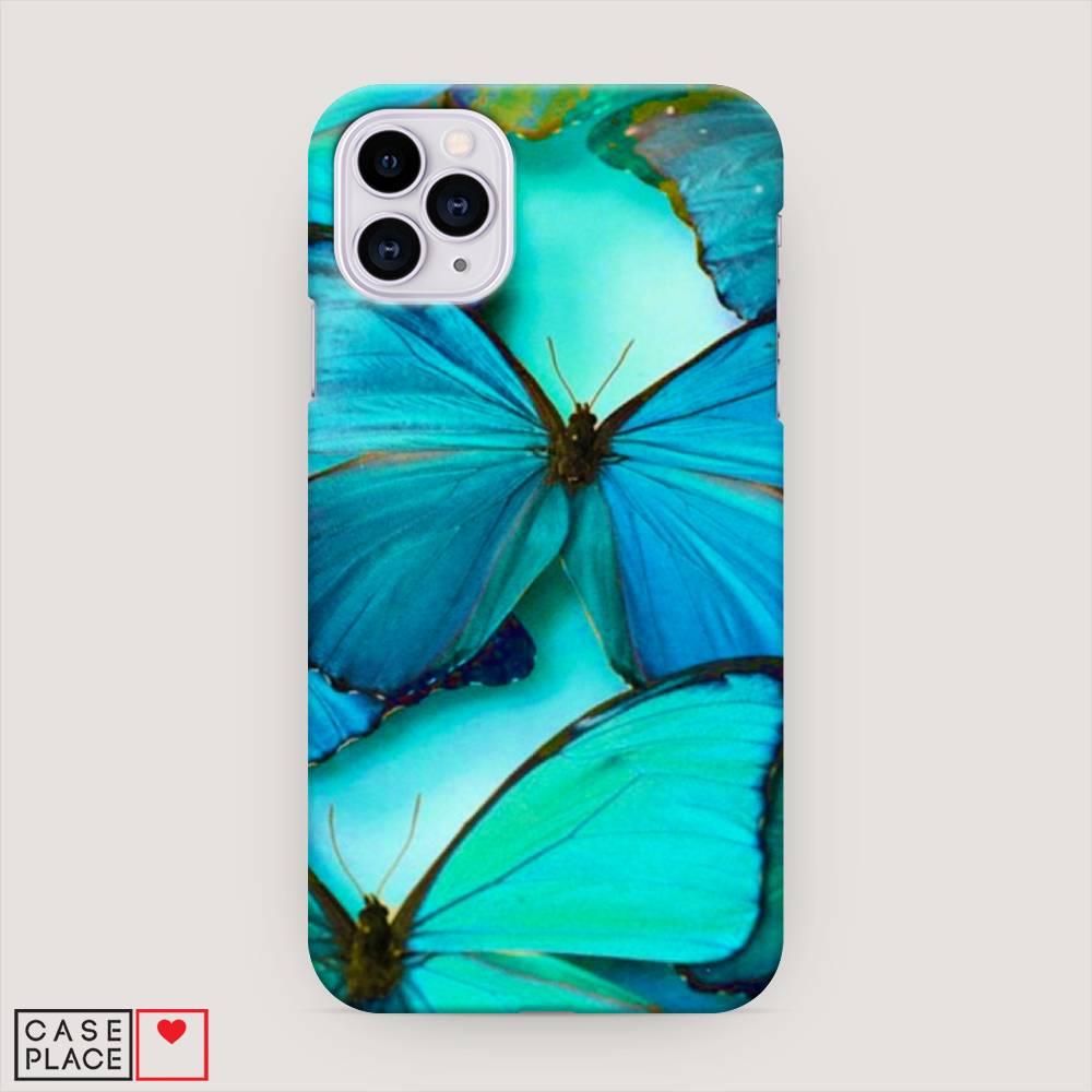 

Пластиковый чехол "Неоновые бабочки" на Apple iPhone 11 Pro, 12320-3