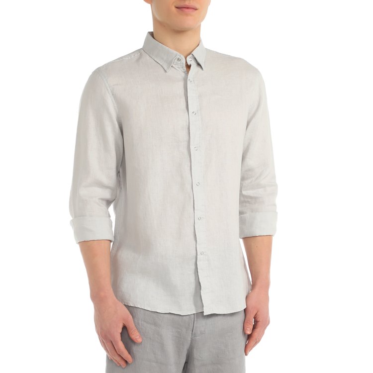 

Рубашка мужская Maison David ML2120 белая 3XL, ML2120