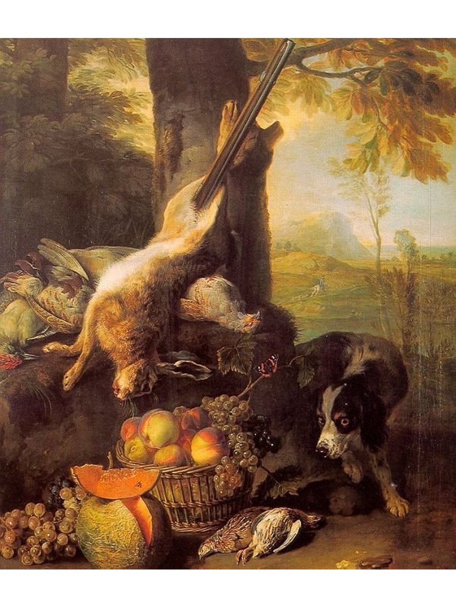 

Постер DRABS A2 Депорт Александр Франсуа Still Life with Dead Hare and Fruit